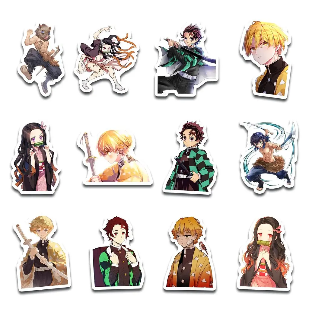 Стікерпак GeekLand Demon Slayer 45 штук (SP GL SD 02) - фото 2