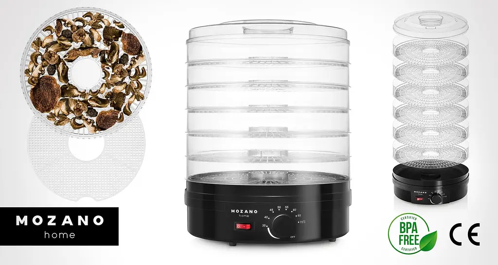 Сушарка дегідратор Mozano Food Dehydrator 500 Вт - фото 4