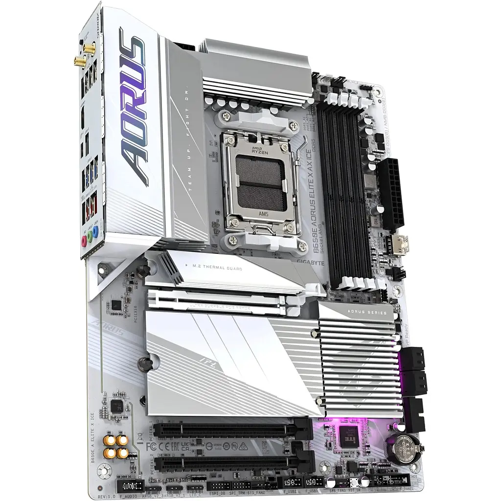 Материнська плата Gigabyte B650E Aorus Elite X AX Ice Socket AM5 - фото 3