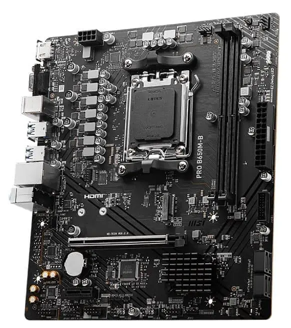 Материнська плата MSI PRO B650M-B (PRO B650M-B) (Socket AM5, AMD B650, Micro-ATX) Б/в - фото 2