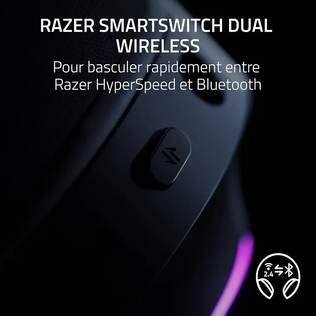 Гарнітура ігрова Razer Barracuda X Chroma BT/WL RGB чорний (RZ04-05220100-R3M1) - фото 8