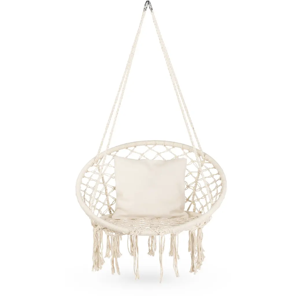 Садова гойдалка Boho Outtec XXL бежевий - фото 4
