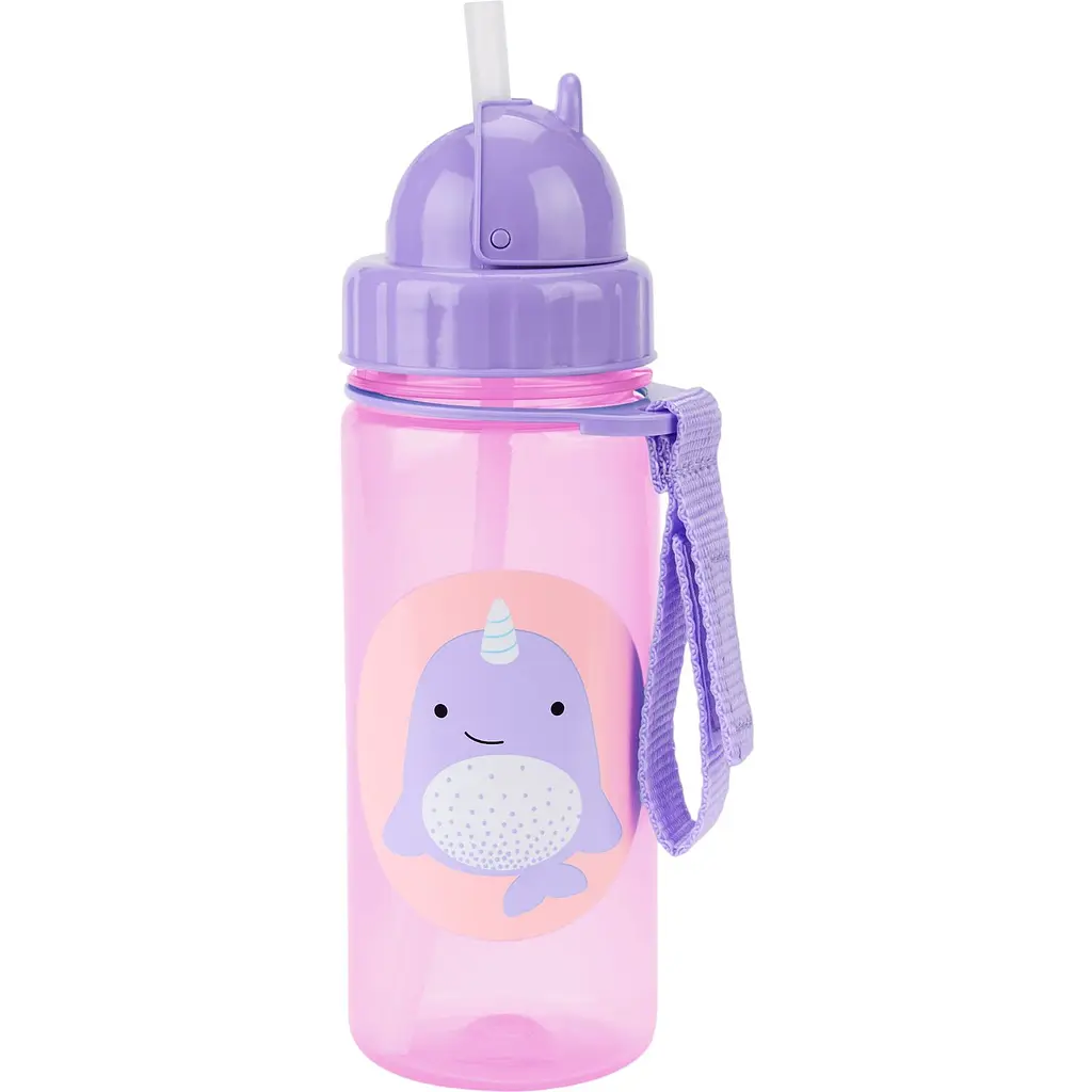 Пляшечка Skip Hop Zoo Кит 385 см рожева з  фіолетовим (9N567310) - фото 2