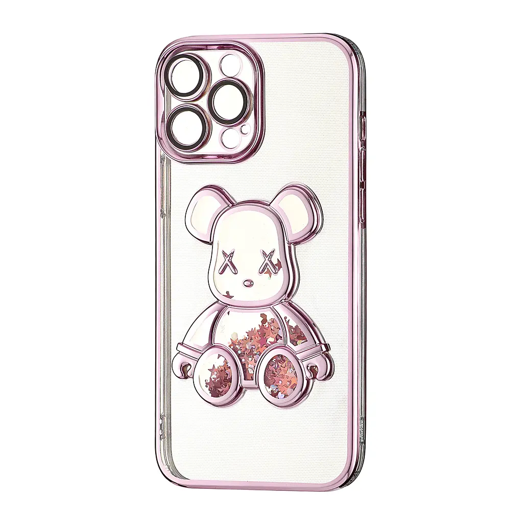 Чохол Shining Bear Case iPhone 13 Pro Max Pink