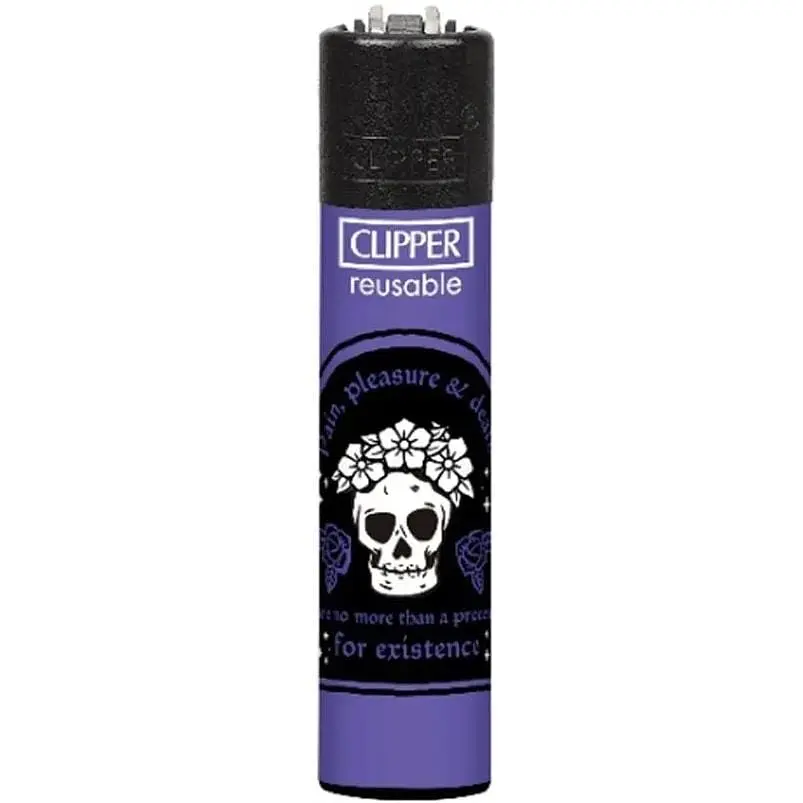 Зажигалка Clipper Standard Tattoo Skulls 2 - фото 2