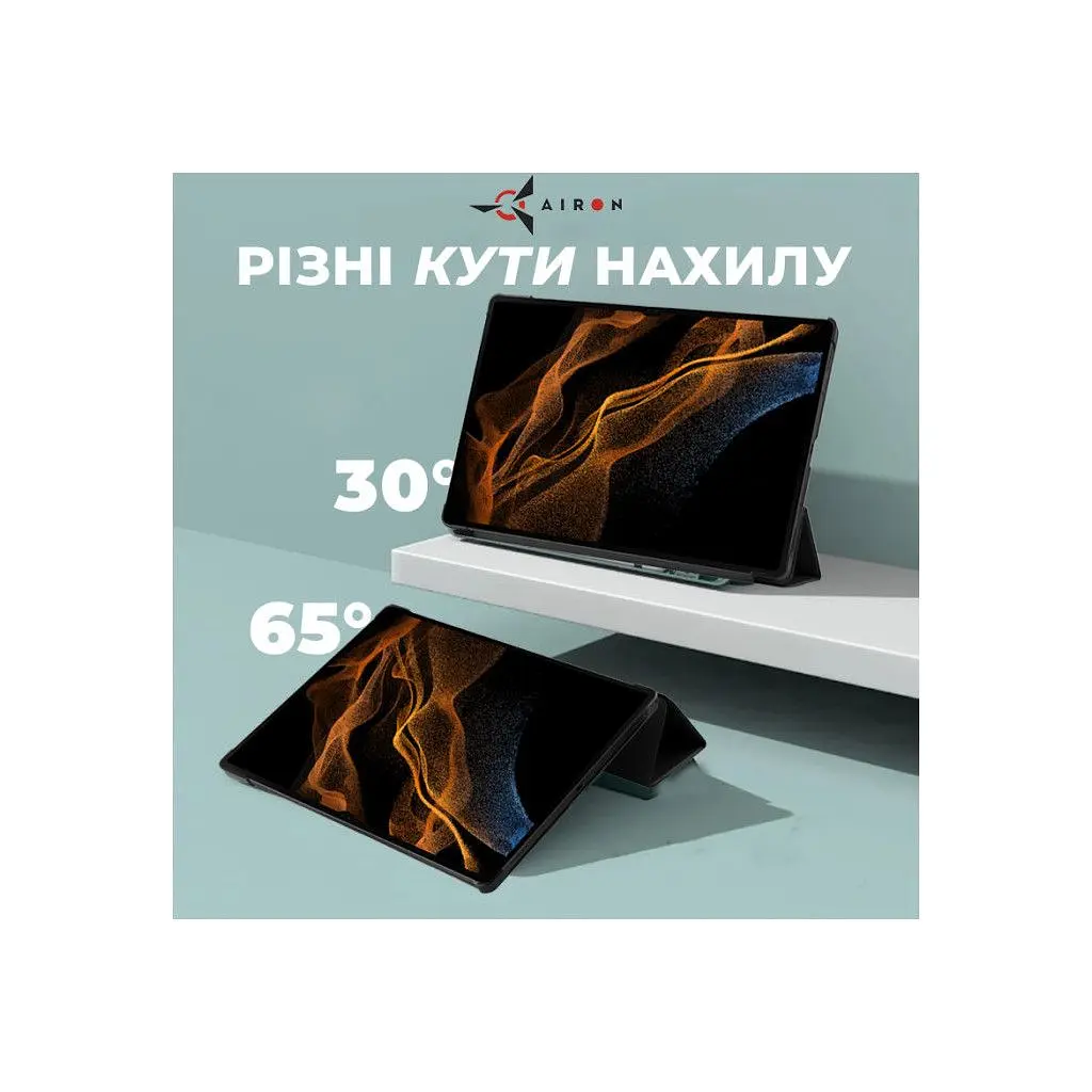 Чохол до планшета AirOn Premium Samsung Galaxy Tab S9 Ultra 14.6'' 2023 + Film black (4822352781111) - фото 3