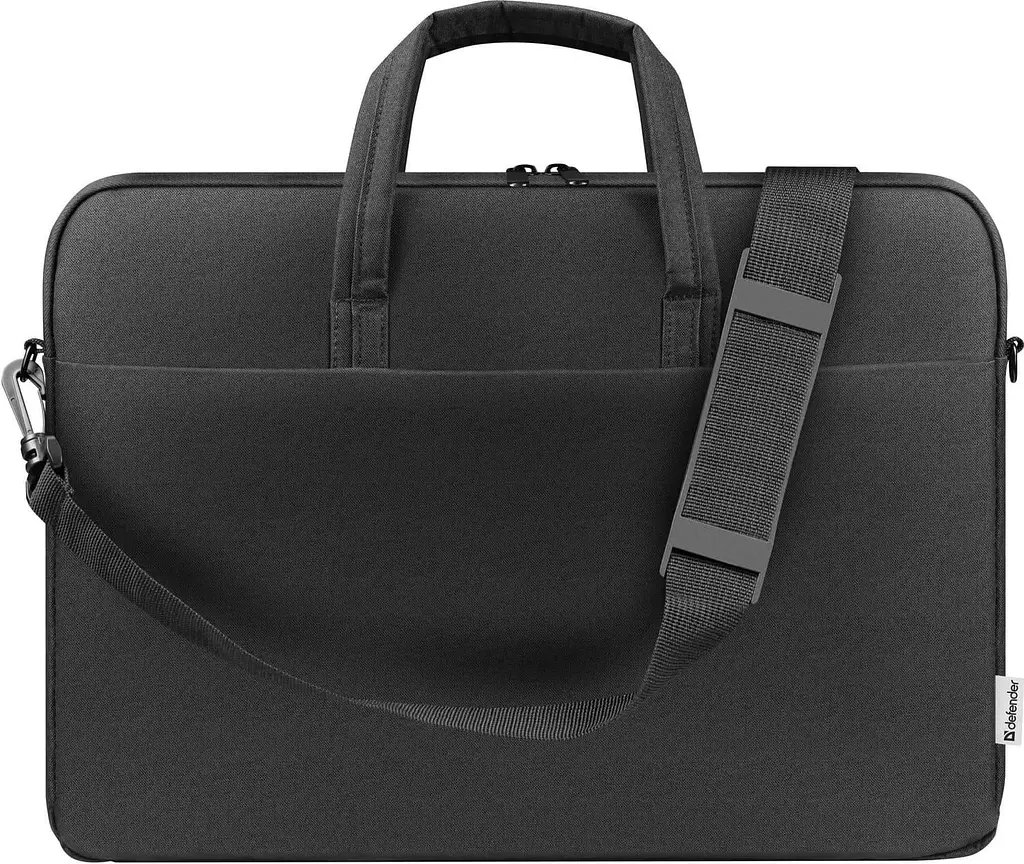 Сумка для ноутбука Defender 15.6'' Forti з кишенею, чорна (26150) - фото 2