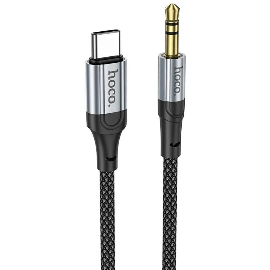 Аудиокабель HOCO UPA26 Fresh digital audio conversion cable Type-C черный