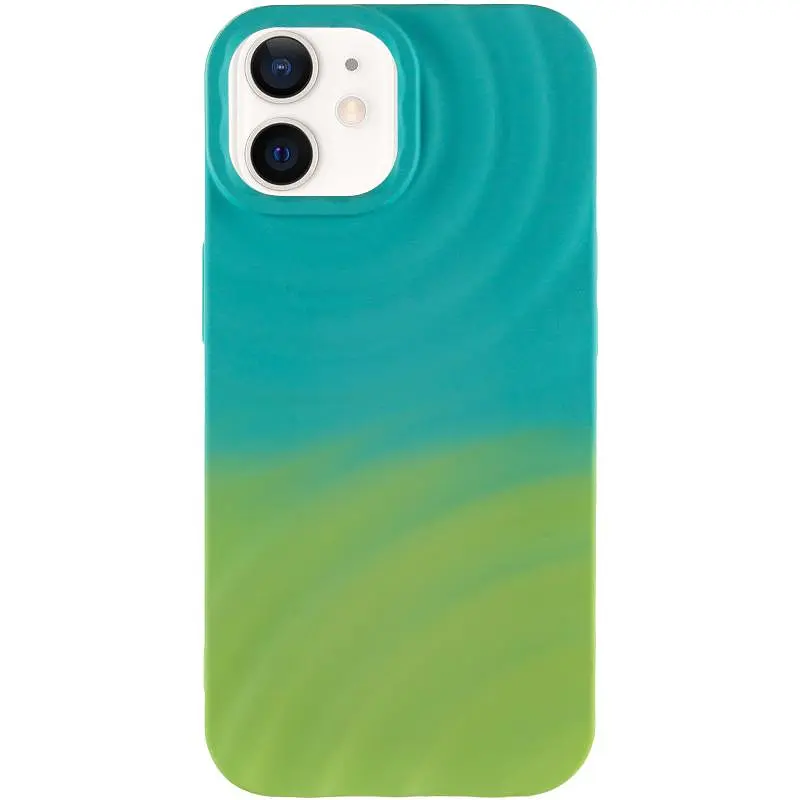 Чохол TPU ColorWave для Apple iPhone 12 Pro / 12 (6.1) Marine Green / Mint - фото 2