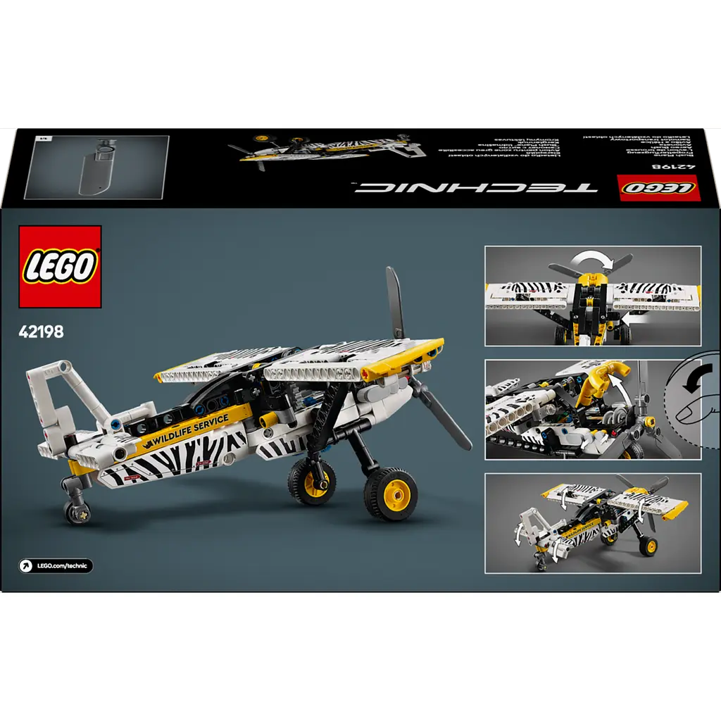 Конструктор LEGO Technic Буш-самолет 333 детали (42198) - фото 2