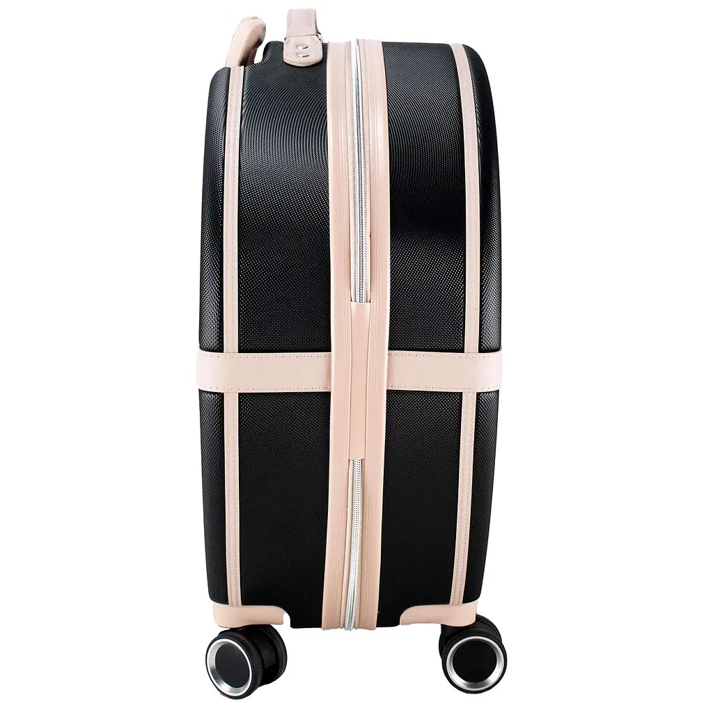 Валіза мала ручна поклажа Semi Line 20 дюймів (S) дюймів (S) ABS-Plastic Black/Pink Cream (T5671-2) - фото 5
