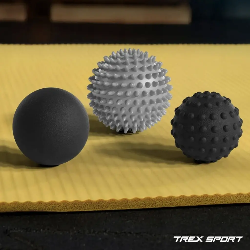 Набір масажних м'ячів Trex Sport TX-003MSA 3в1 для йоги та фітнесу EPP - фото 13