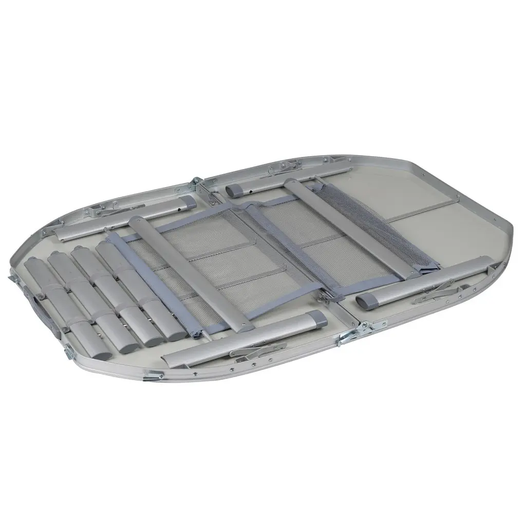 Стіл Bo-Camp Premium Oval 120x80 cm Grey (1404420) - фото 4