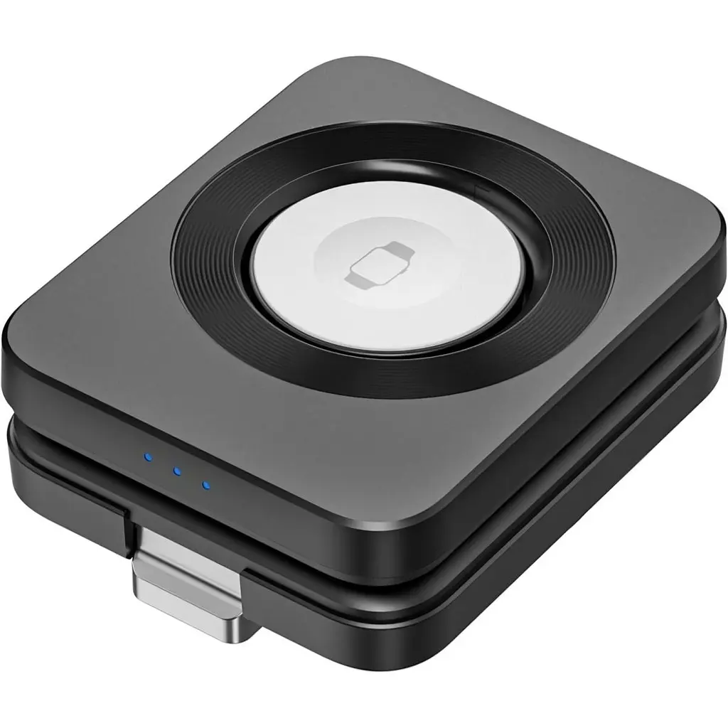 Бездротовий зарядний пристрій WiWU Wi-W028 3in1 Wireless Charger with MagSafe Black [121108] - фото 4