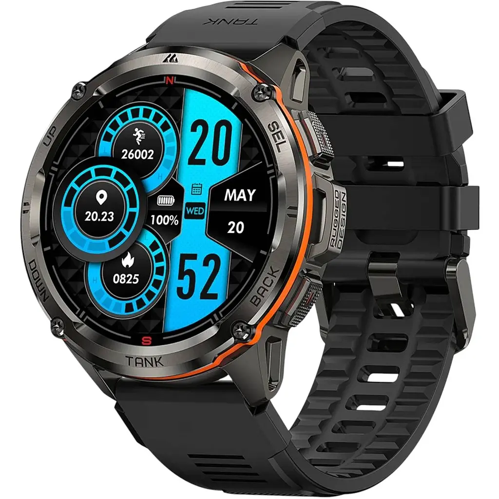 Смарт-годинник тактичний Kospet Tank T3 Ultra Special Edition Black (KTT0003USEB) - фото 2