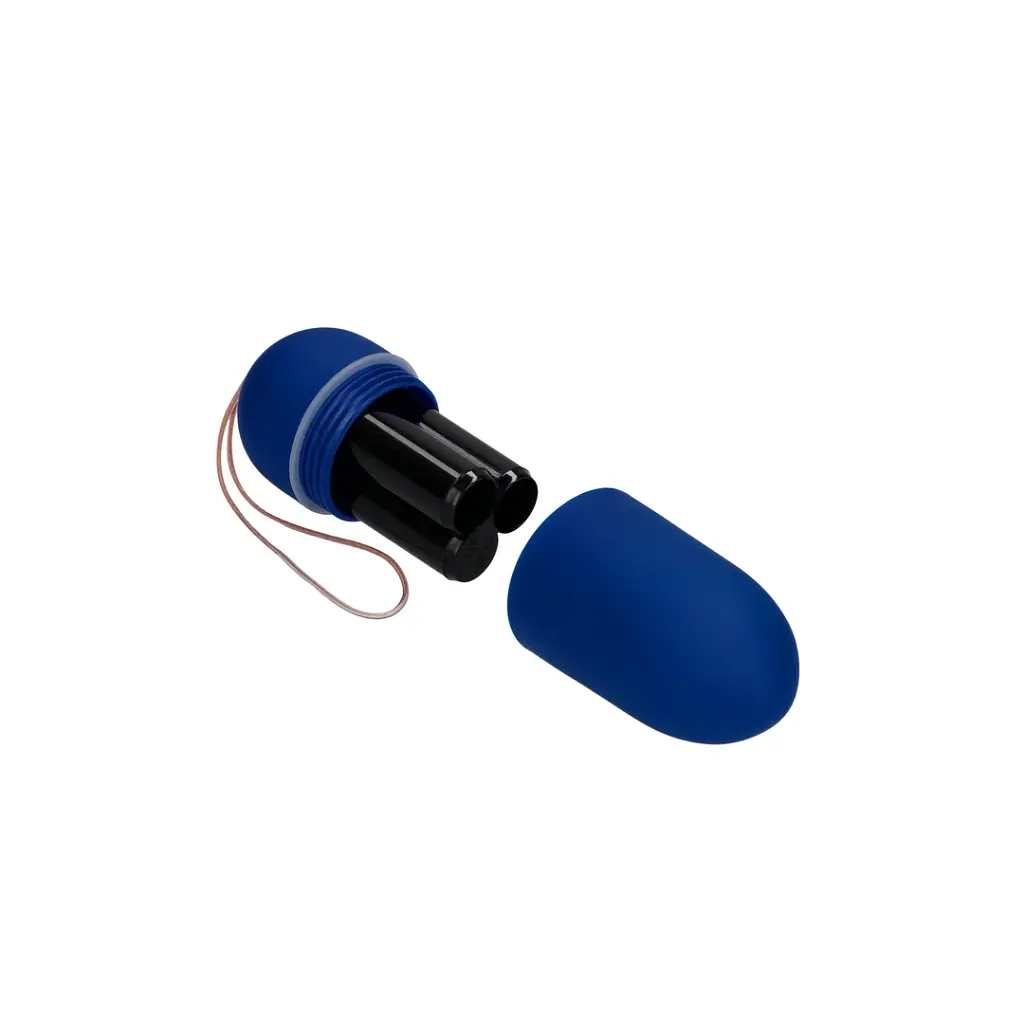 Віброяйце ShotsToys Remote Vibrating Egg, 8 см (синій) - фото 3