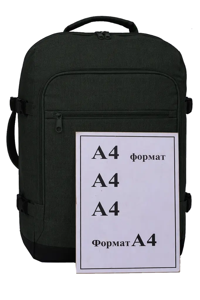 Рюкзак дорожній великий 40 л Live in style, поліестер, відділення для ноутбука, ручна поклажа, темно-сірий - фото 4