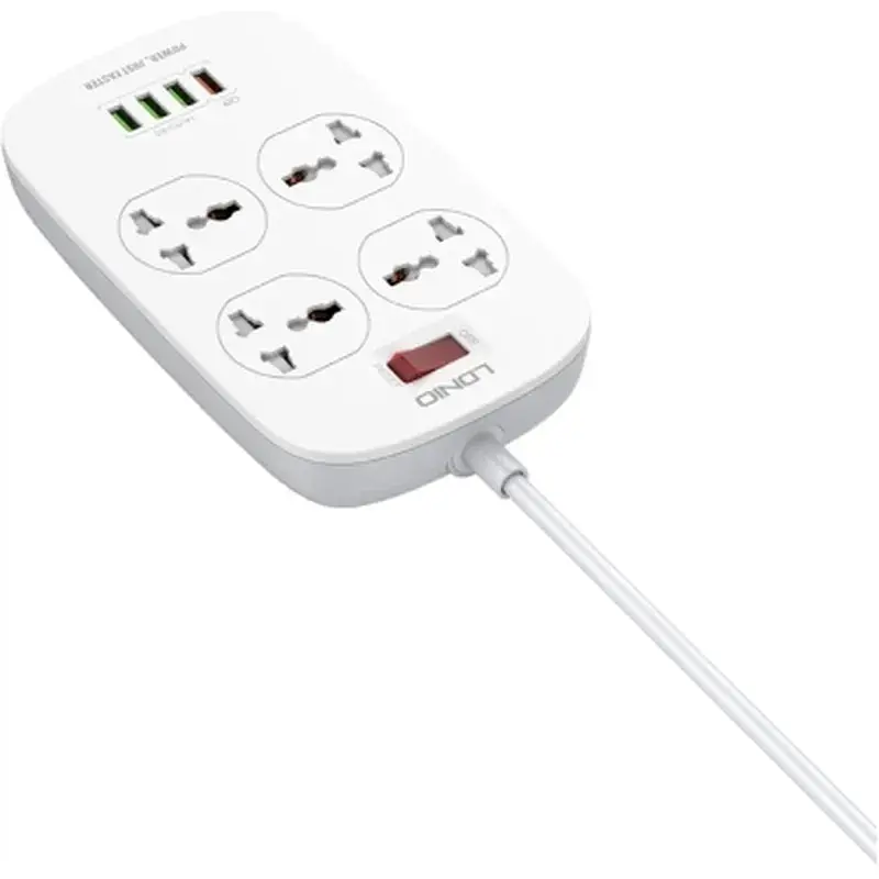 Мережевий фільтр живлення LDNIO SC4407Q 4роз. 4USB 2м (SC4407Q) - фото 4