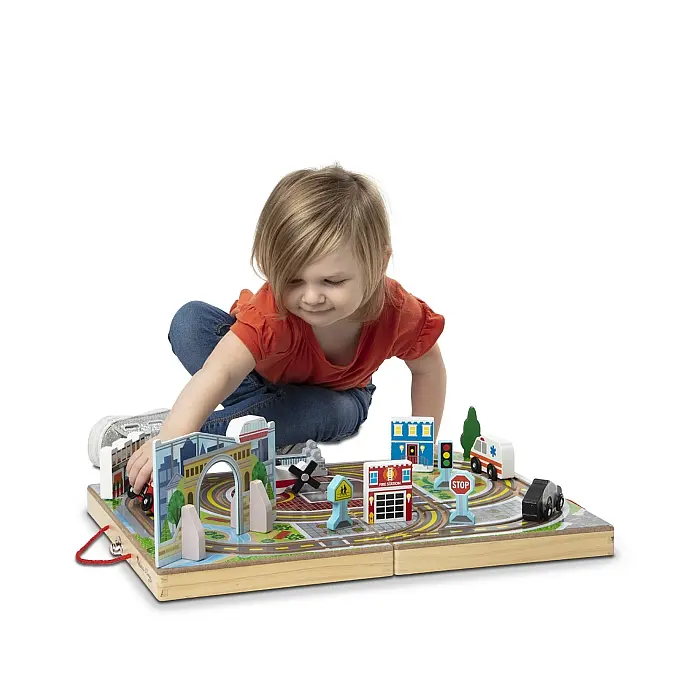 Деревянный футляр Melissa&Doug Город (MD30141) - фото 5