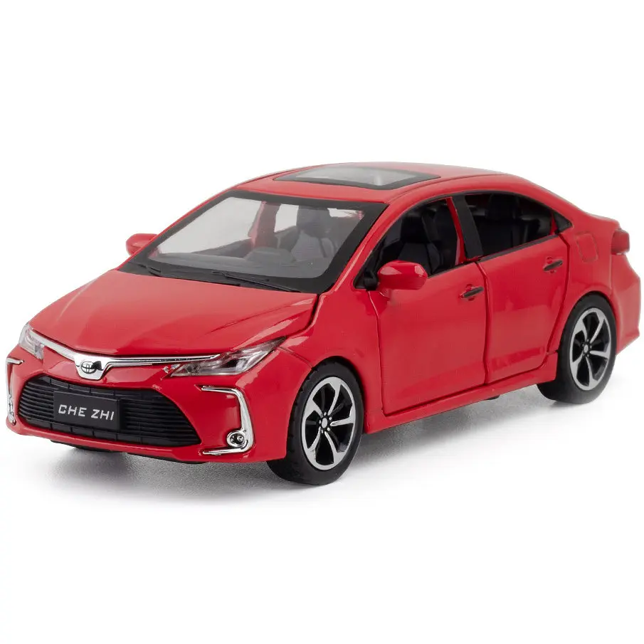 Колекційна металева модель автомобіля АвтоЕксперт Toyota Corolla з інерцією, світлом та звуком 1:32 - фото 3