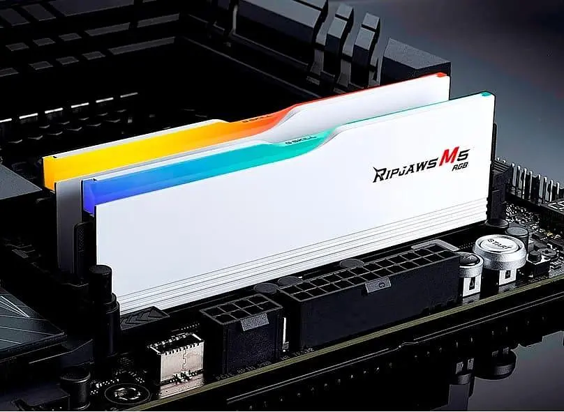Модуль пам'яті G.Skill DDR5 32GB (2x16) Ripjaws M5 6400Mhz RGB White XMP 3.0 (F5-6400J3648F16GX2-RM5RW) - фото 3