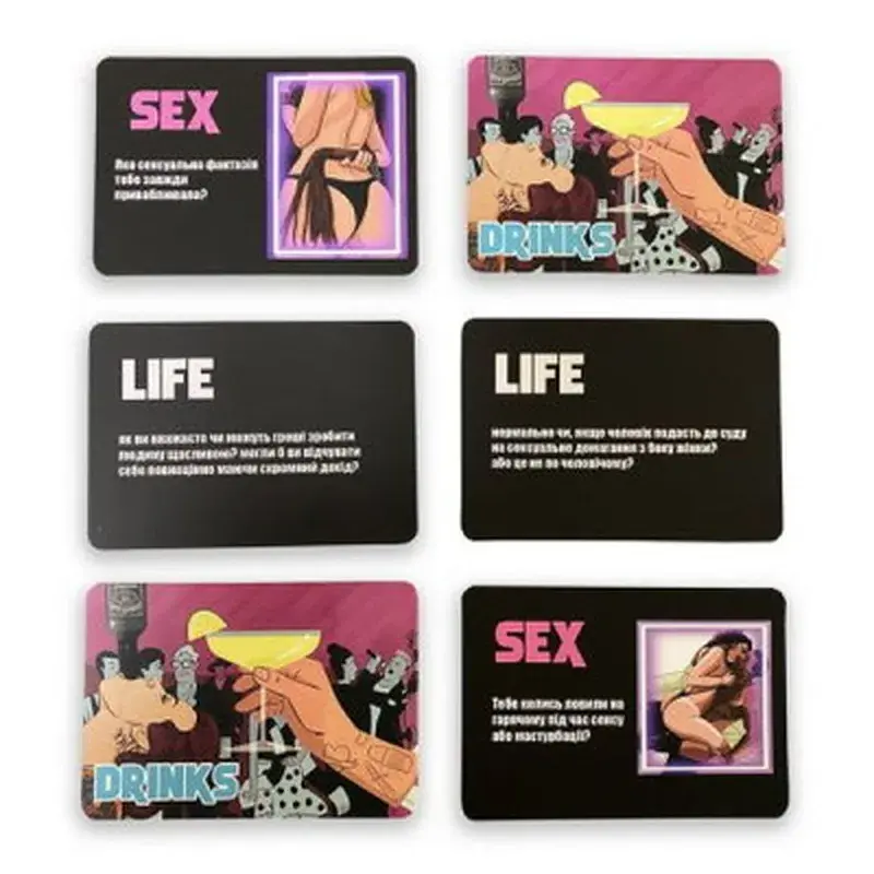 Настільна гра 18+ PLAYROOM Sex Life Drinks (ВР_SLD) - фото 2