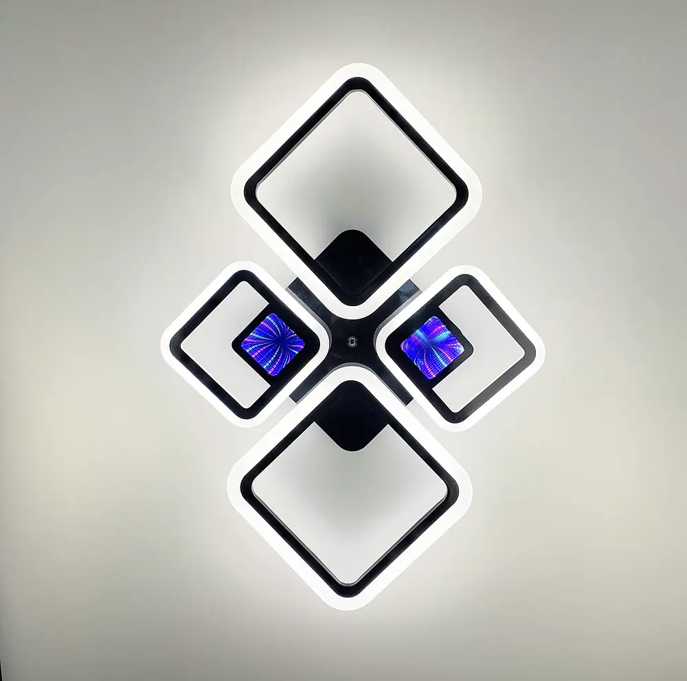 LED світильник із 3D підвісткою Line.F Колір корпусу Чорний - фото 5