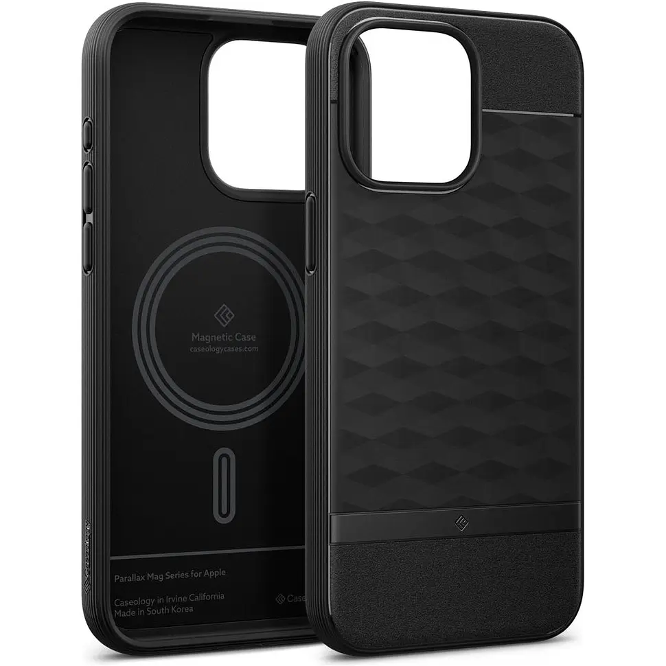Чохол Caseology Parallax Mag MagSafe для Apple iPhone 15 Pro Matte Black (ACS06749) [96906] - фото 7