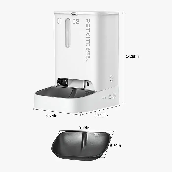 Смарт-годівниця Petkit YumShare Dual-hopper with Camera (P591) - фото 10