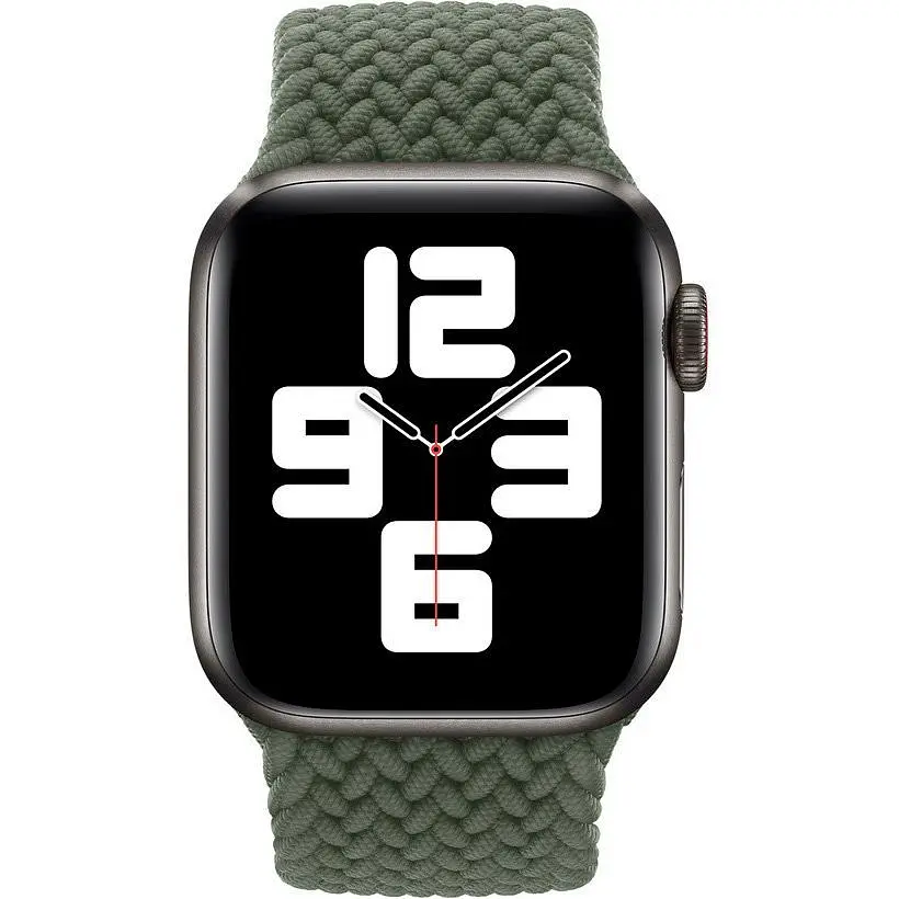 Ремінець Braided Solo Loop Band для Apple Watch 38/40/41mm Inverness Green Size 6 144mm [105202] - фото 2