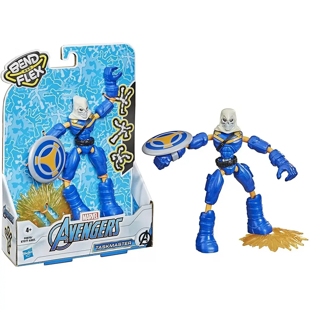 Іграшка-фігурка Hasbro Bend and Flex Taskmaster героя фільму Месники серія Бенді 15 см (E7377_F0970) - фото 2
