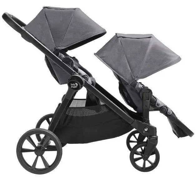 Прогулянковий візок для двійні Baby Jogger City Select 2, Basic Radiant Slate - фото 3