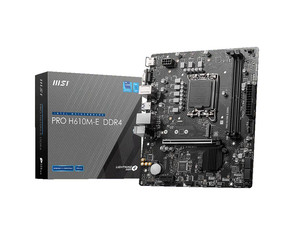 Материнська плата MSI H610M-E Pro DDR4 LGA 1700 (PRO H610M-E DDR4) - фото 2
