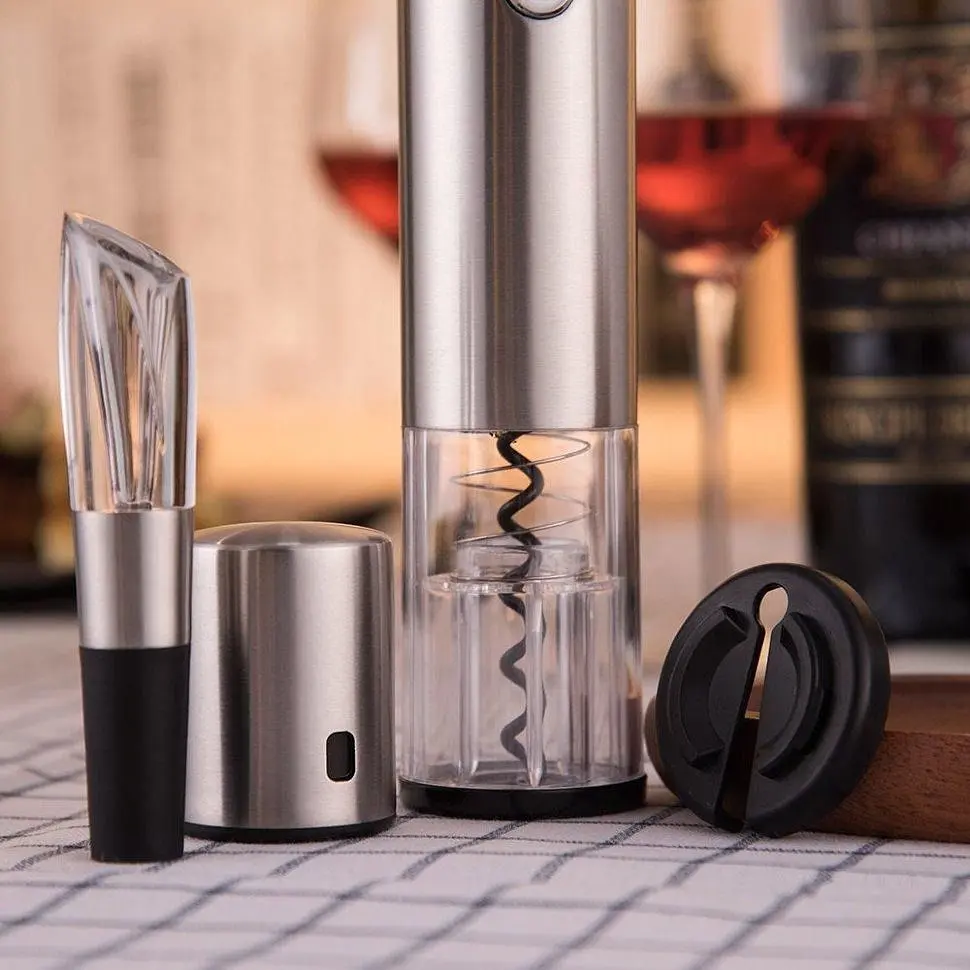 Винний набір Circle Joy Decanter Aerator + Wine Stopper + Bottle Opener - фото 7