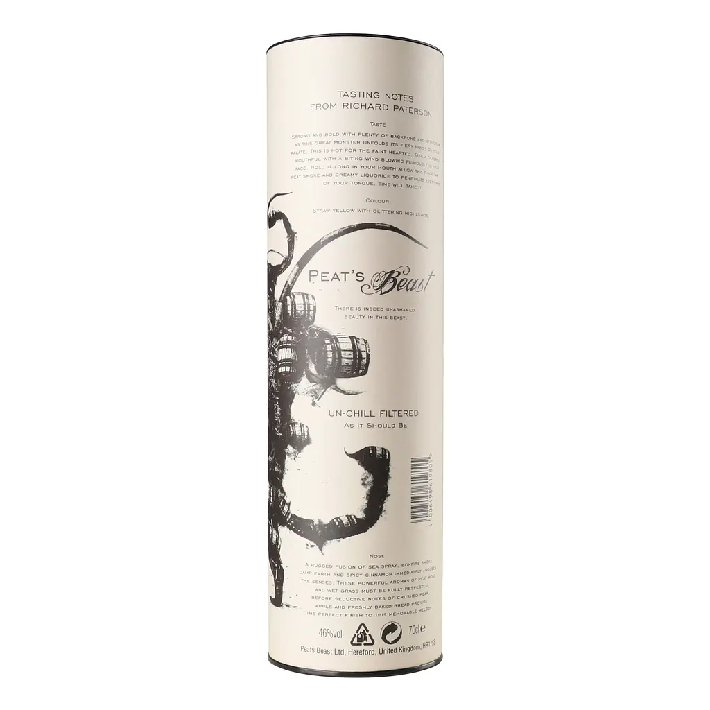 Віскі Peat's Beast Unchillfiltered Single Malt Scotch Whisky 46% 0.7 л - фото 4