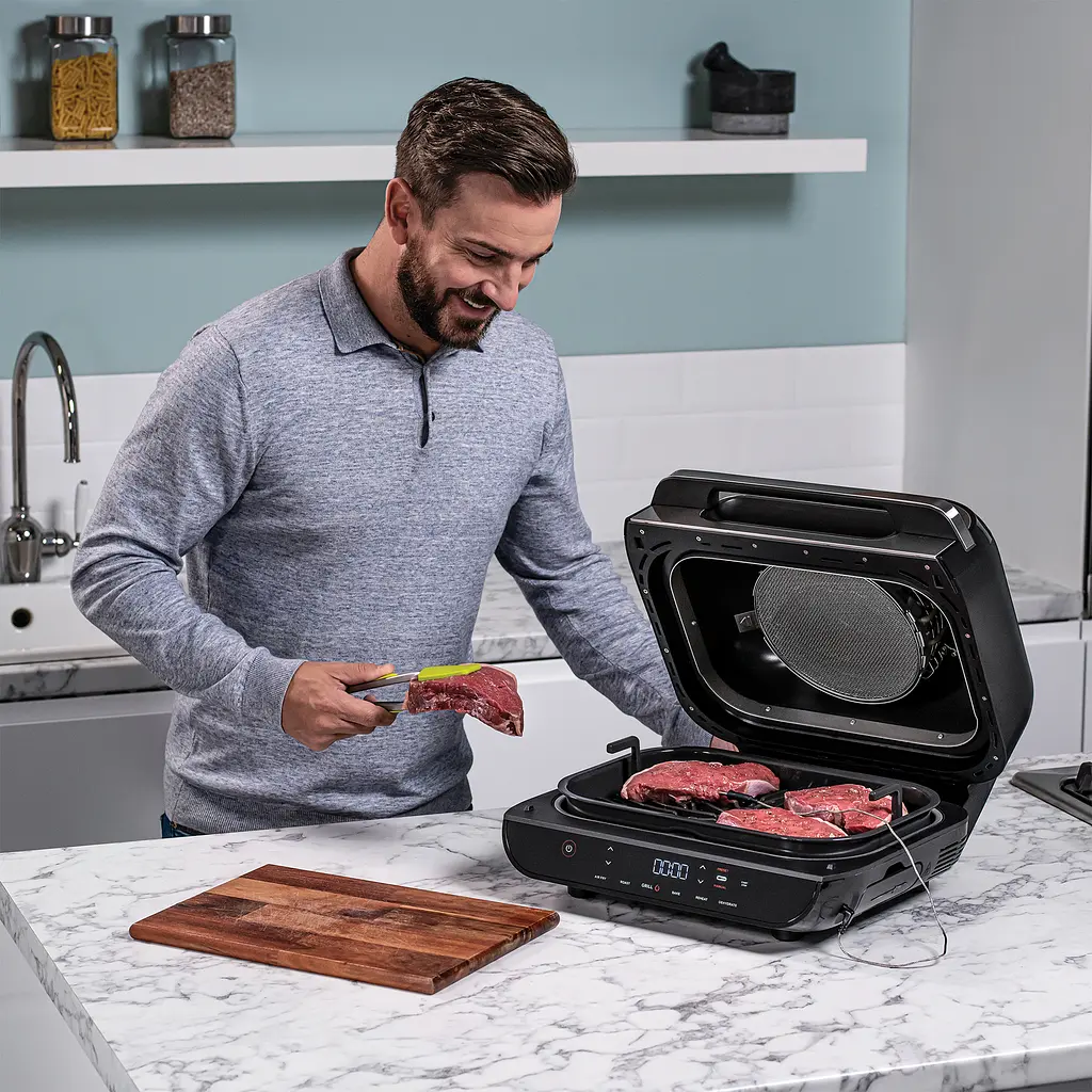 Мультигриль Ninja Foodi MAX Health MultiGrill & Air Fryer з Сooking probe (AG551EU) - фото 10