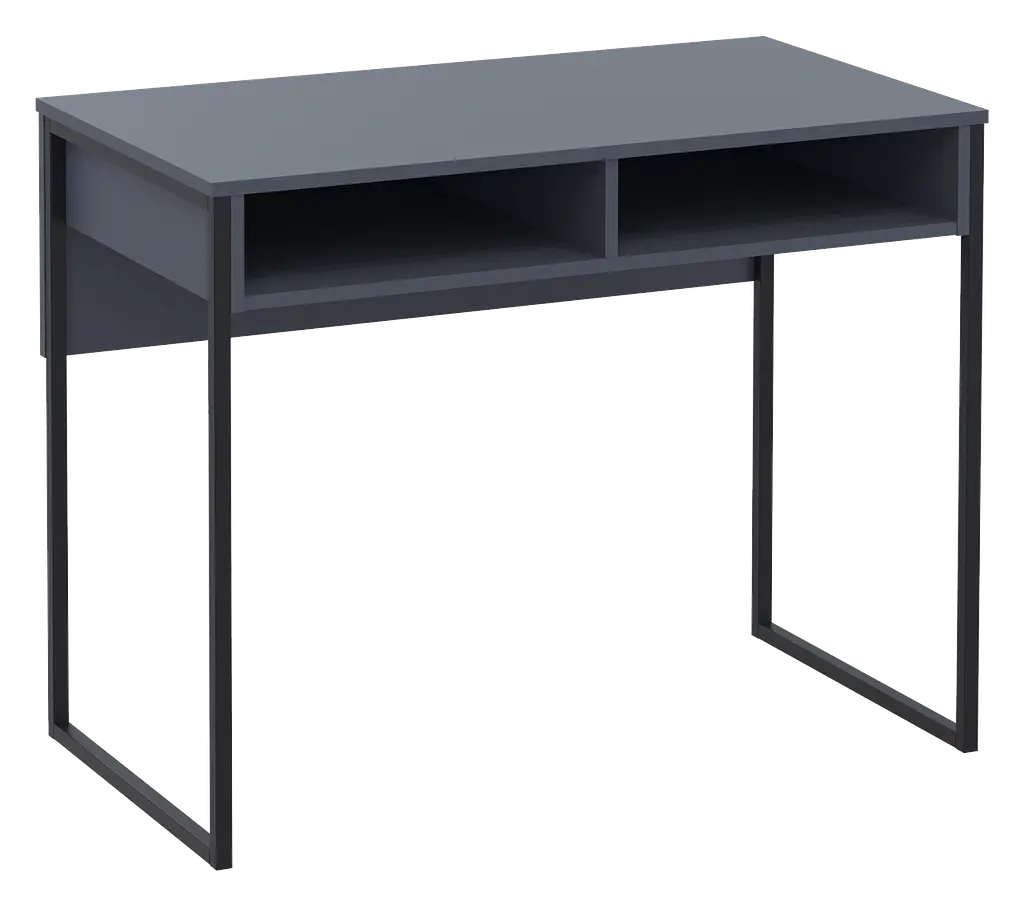 Стіл письмовий Doros Барт Графіт з полицею 100х55х78.1 (41510113) - фото 5