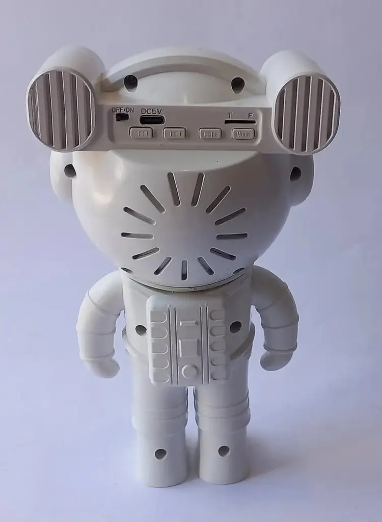 Нічник проектор зоряного неба Астронавт X6636 з динаміком Bluetooth і пультом Таймер 5Вт Білий - фото 4