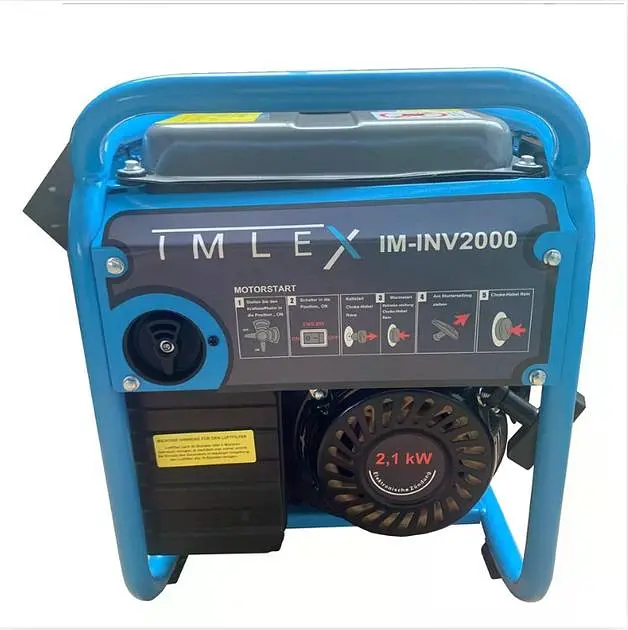Інверторний бензиновий генератор IMLEX IM-INV2000 (1.8/2.0 кВт) Ручний стартер - фото 2