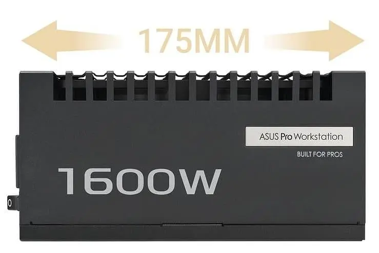 Блок живлення ASUS Pro WS 1600W 80+ Platinum (90YE00Z2-B0NA00) Black - фото 10