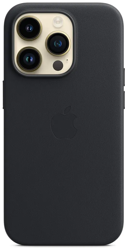Чохол шкіряний Leather Case MagSafe MPPM3ZM/A (Original) для Apple iPhone 14 Pro Max (6.7") Black - фото 7