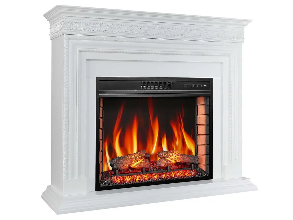 Камінокомплект ArtiFlame PRATELLA AF28S БІЛИЙ Б'ЯНКО (зі звуком) - фото 2