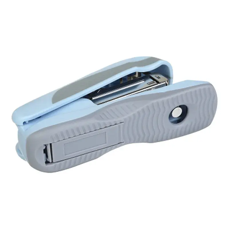 Степлер Buromax пластиковий PASTEL, 20 аркушів, (скоби №24, 26), 111 х 62 х 32 мм, блакитний (BM.4215-14) - фото 3