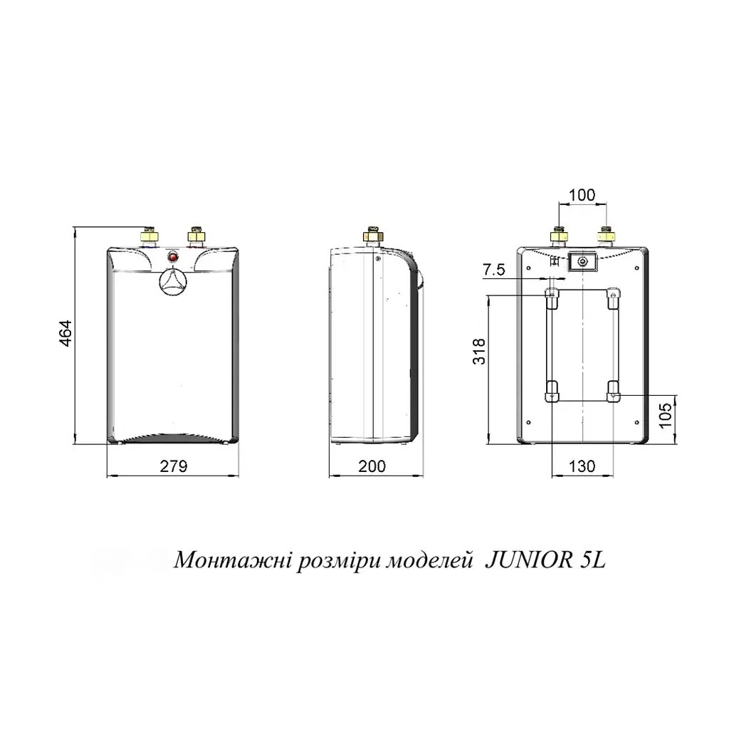 Бойлер WHP Junior 5 - фото 8