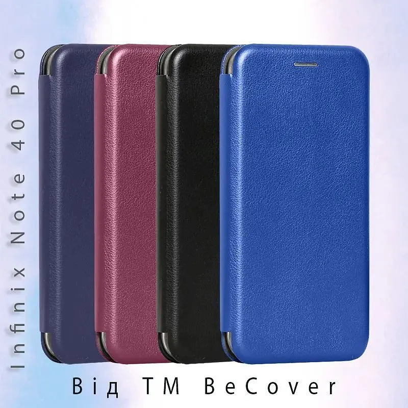 Чохол-книжка BeCover Exclusive для Infinix Note 40 Pro (X6851) Red Wine (712222) - фото 5