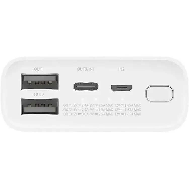 Портативна батарея Xiaomi Mi Power Bank 3 22.5W Ultra Compact 10000 mAh White (BHR4268CN) - фото 3