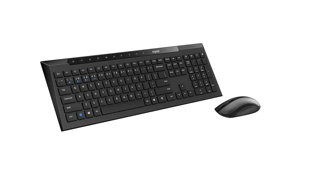 Комплект (клавіатура + миша) Rapoo 8210M wireless, черний (8210M black) - фото 8