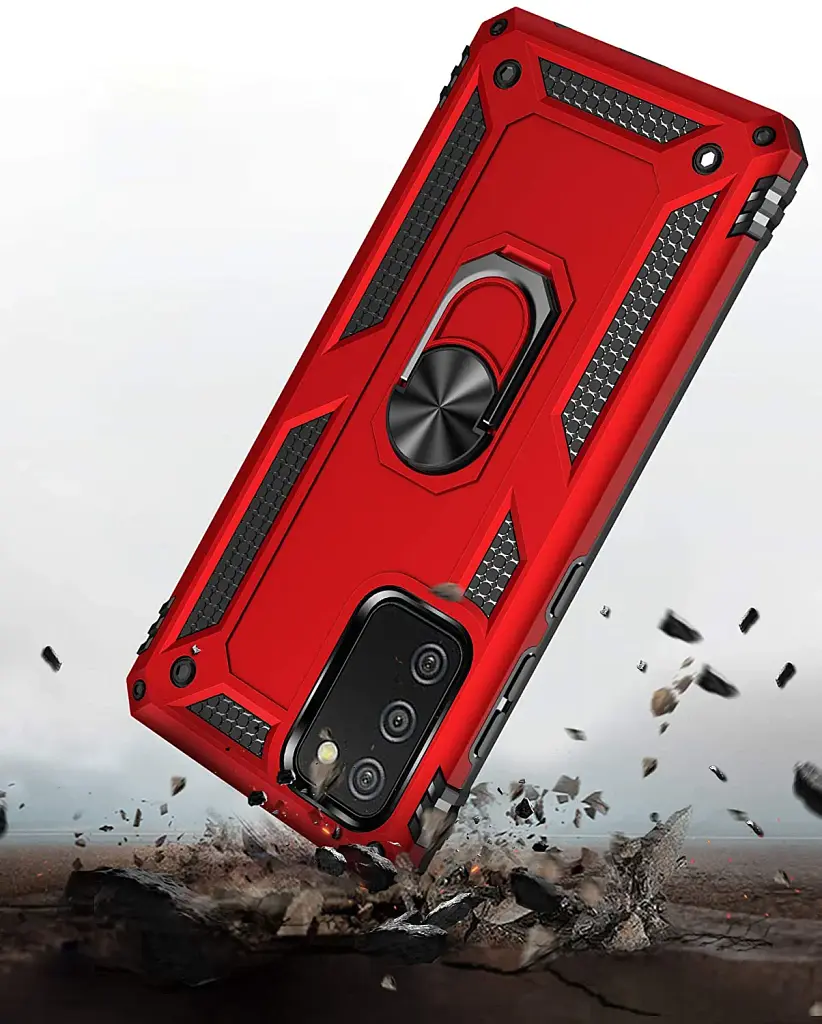 Панель BeCover Military для Samsung Galaxy A02s SM-A025/ A03s SM-A037 / M02s SM-M025 Red (706014) - фото 5