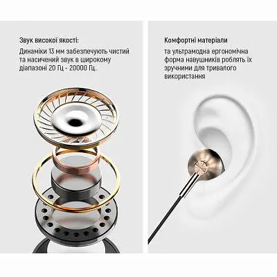 Навушники ColorWay Slim 3.5 мм Wired Earphone Blast 2 Black (CW-WD02BK) - фото 10