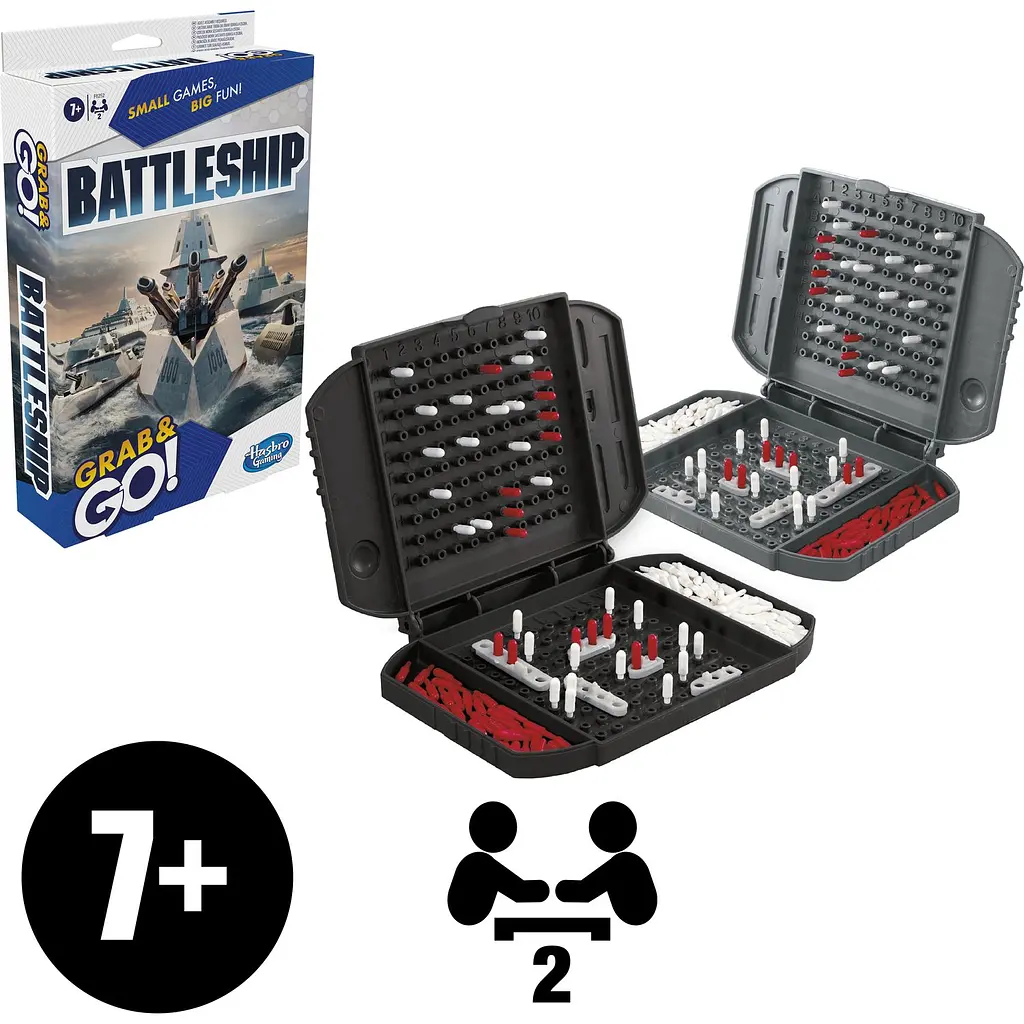 Гра настільна дорожня Hasbro Gaming Grab and Go Морський бій (F8252) - фото 4